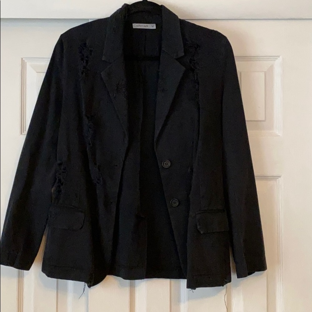 Camar distressed jean jacket